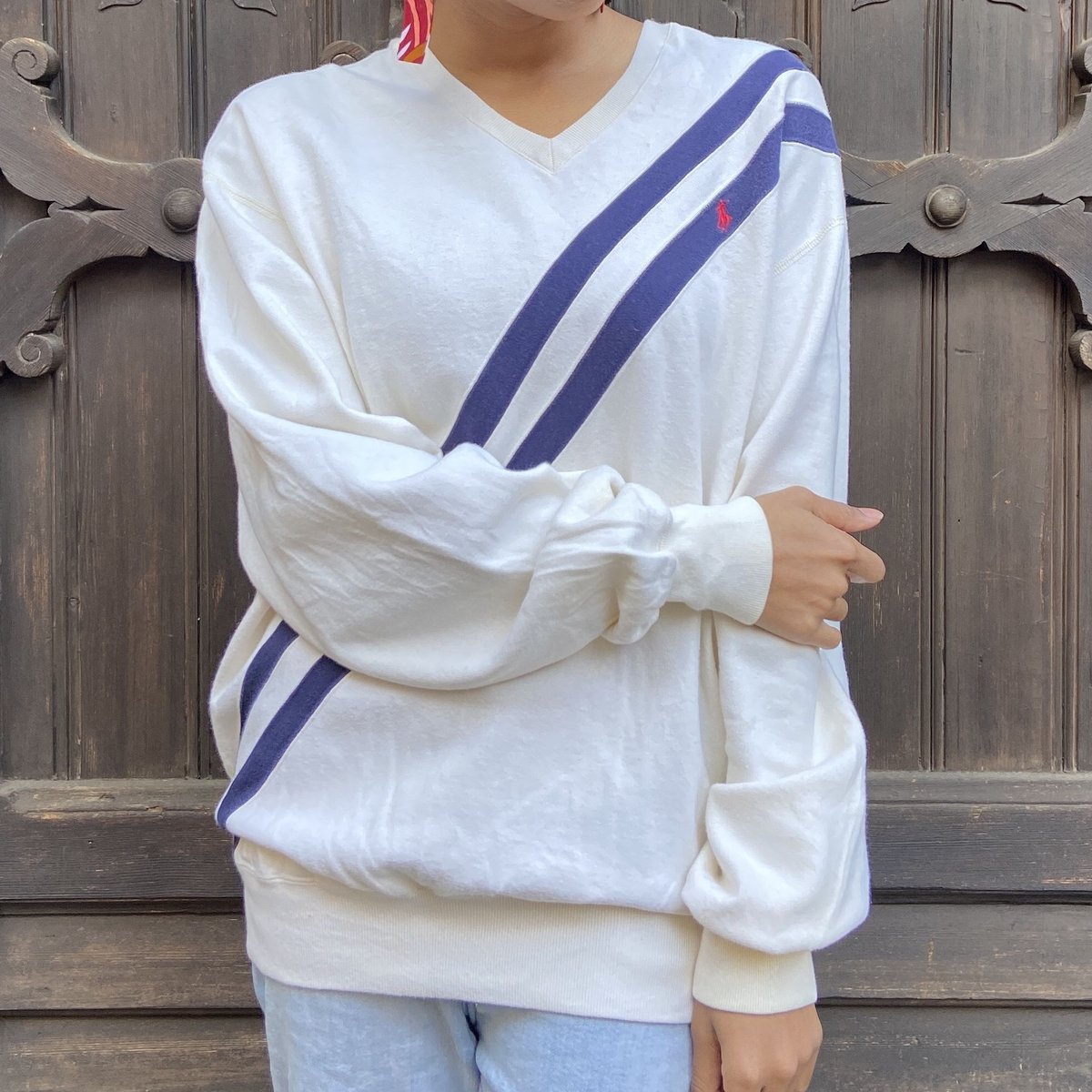 Polo Ralph Lauren/ポロラルフローレン Vネックスウェット 90 Polo Ralph Lauren/ポロラルフローレン Vネックスウェット 90