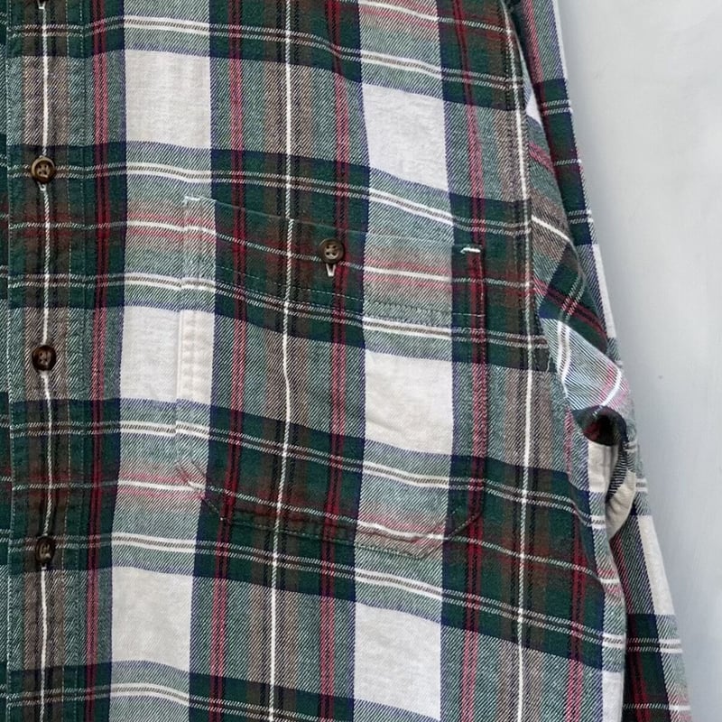 EDDIE BAUER/エディーバウアー チェックネルシャツ 90年前後 EDDIE BAUER/エディーバウアー チェックネルシャツ 90年前後