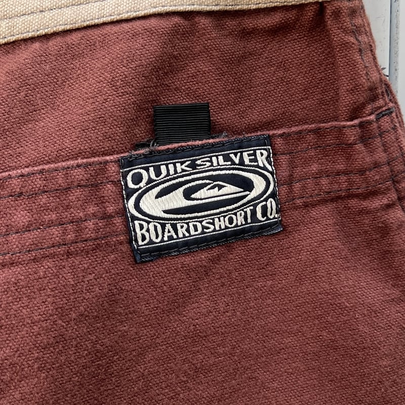 90s Quick silver クイックシルバー　ベロア　ポロ　イエロー　M QUICK SILVER/クイックシルバー サーフ ショーツ 2000年前後