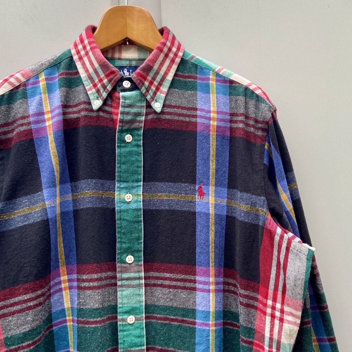 Polo Ralph Lauren/ポロラルフローレン フランネルボタンダウンシャツ 