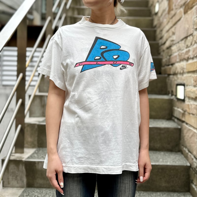 NIKE/ナイキ BO CLUB Tシャツ 90年前後 Made in USA (USED) NIKE/ナイキ BO CLUB Tシャツ 90年前後 Made in USA (USED)