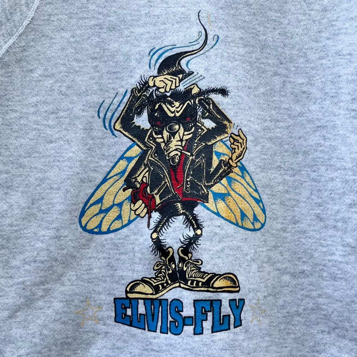 BLACK FLYS/ブラックフライ 両面プリントスウェット 90年代 Made BLACK FLYS/ブラックフライ 両面プリントスウェット 90年代 Made