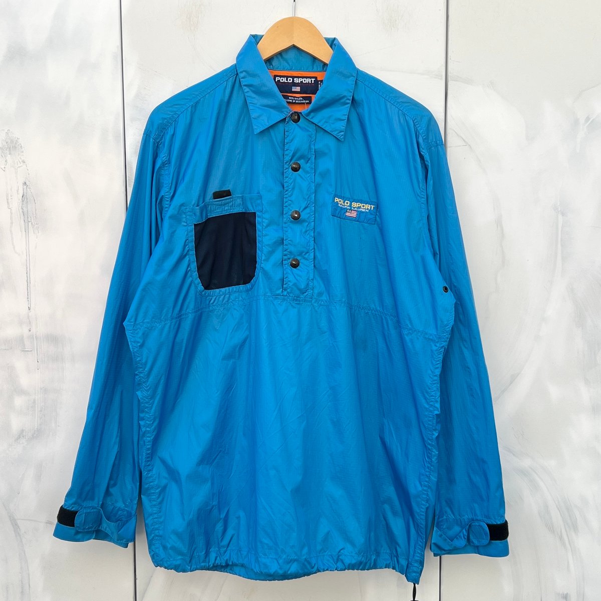 90's POLO SPORT ポロスポーツ summer 92 ジャケット POLOSPORT/ポロスポーツ プルオーバーシャツジャケット 90年代