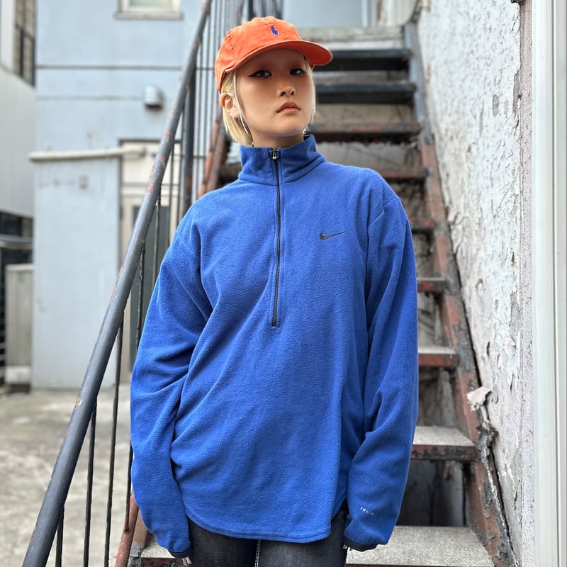 NIKE/ナイキ THERMA-F.I.T. ハーフジップフリース 90年代 (USED NIKE/ナイキ THERMA-F.I.T. ハーフジップフリース 90年代 (USED