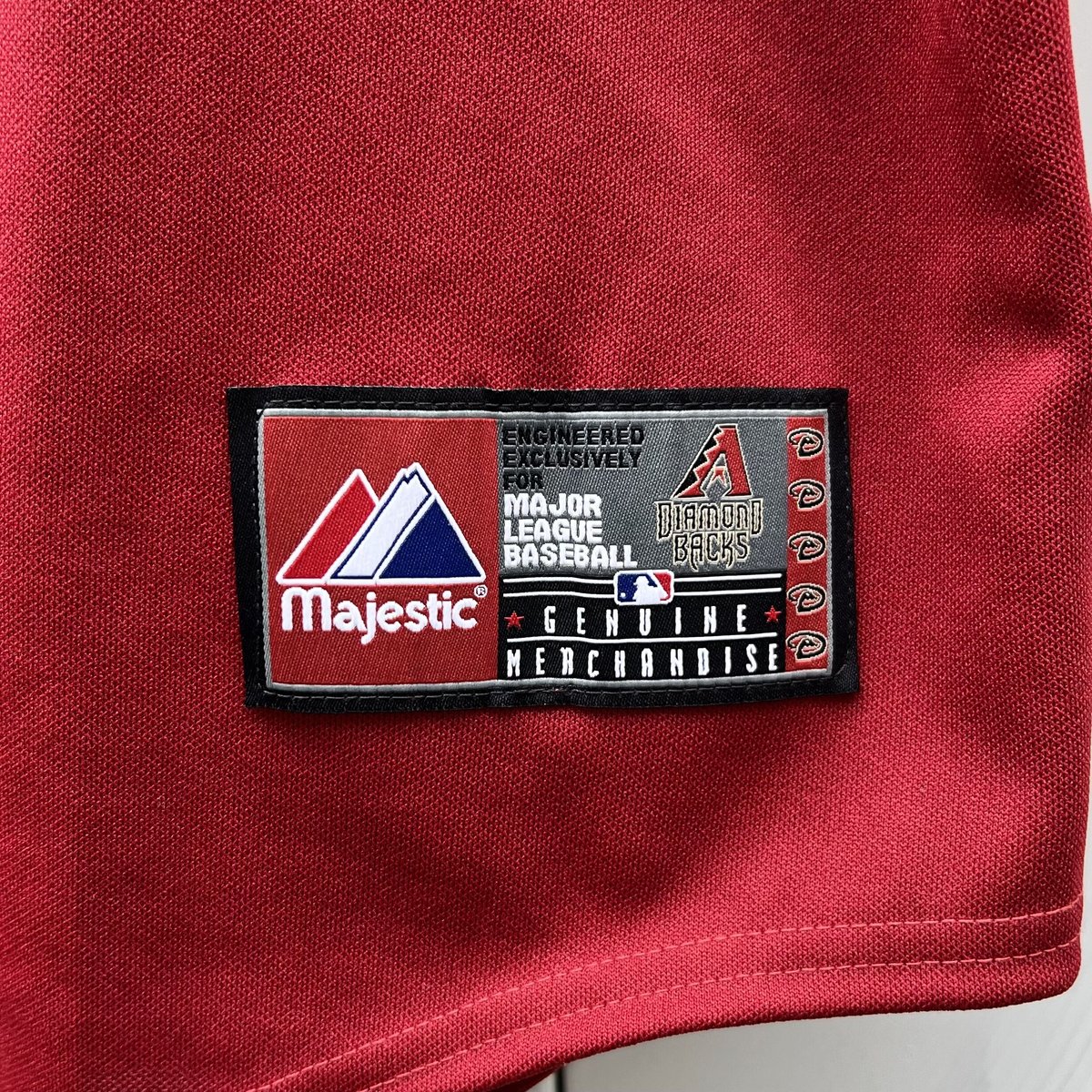 MAJESTIC MLB DIAMOND BACKS/マジェスティック アリゾナダイアモンドバックス UPTON10 ベースボールシャツ 00年代  (USED)