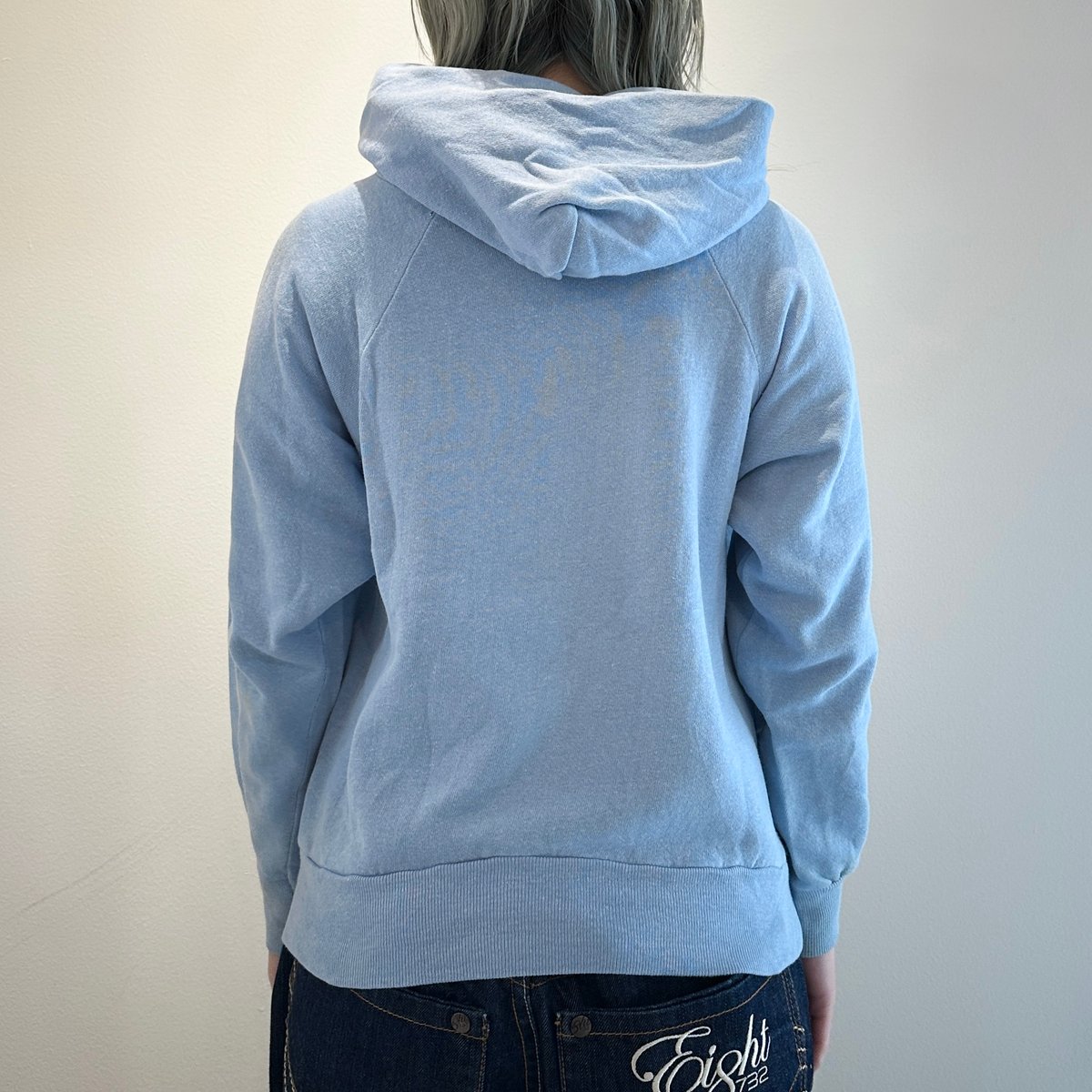 NIKE/ナイキ ハーフジップ ロゴフードスウェット 80年前後 NIKE/ナイキ ハーフジップ ロゴフードスウェット 80年前後