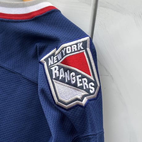 STARTER NHL RANGERS/スターター ニューヨーク レンジャーズ メッシュ ホッケーシャツ 2000年前後 (USED)