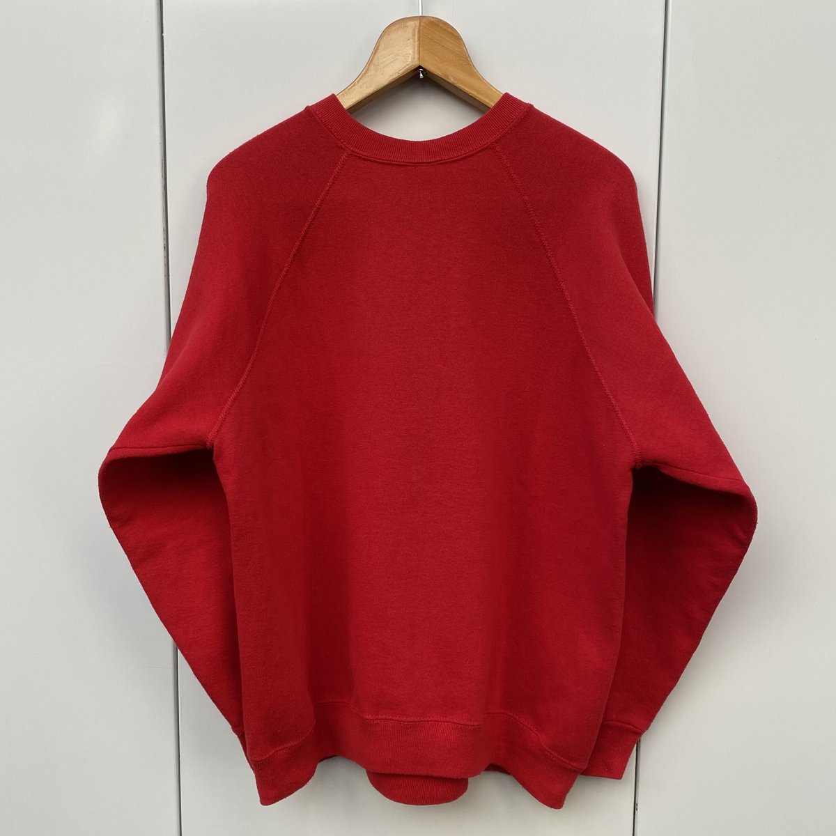80s ウィスコンシン　半袖スウェット　L レッド fit=scale-down,w=1200
