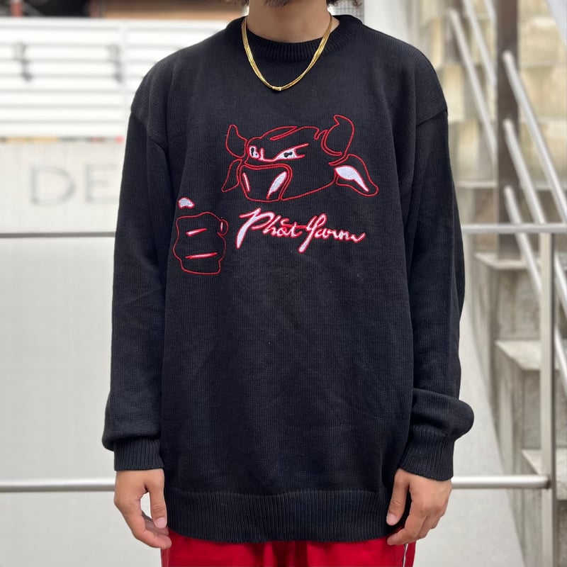 PHAT FARM/ファットファーム ロゴセーター 00年前後 (DEADSTOCK PHAT FARM/ファットファーム ロゴセーター 00年前後 (DEADSTOCK