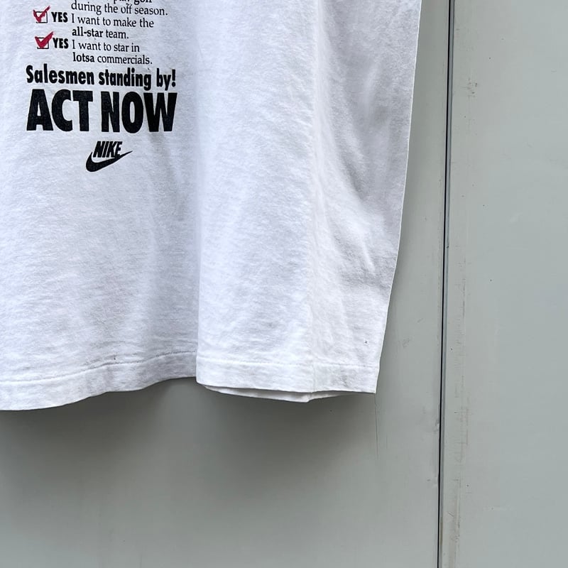 NIKE/ナイキ AIR JORDAN FLIGHT SCHOOL Tシャツ 90年代 Mad NIKE/ナイキ AIR JORDAN FLIGHT SCHOOL Tシャツ 90年代 Mad