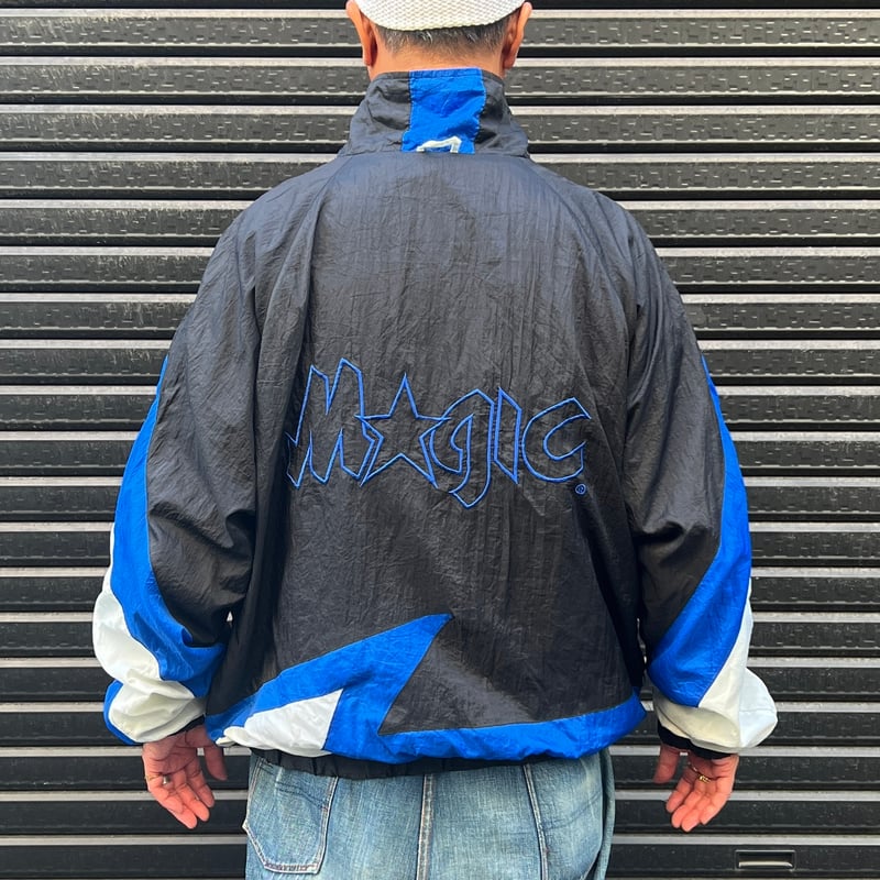 90s USA NBAオーランドマジックナイロン刺繍ロゴジャケットMサイズ