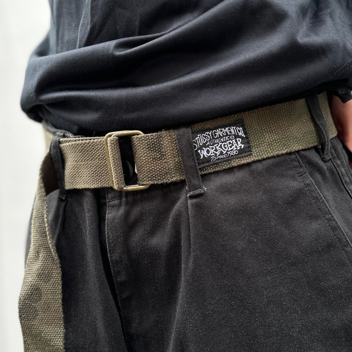 STUSSY/ステューシー Wリング ベルト 00年代 (USED) | chameleon STUSSY/ステューシー Wリング ベルト 00年代 (USED) | chameleon