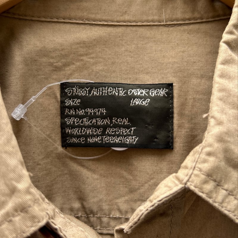 STUSSY/ステューシー 2WAY シャツ 00年代 (USED) | chameleon STUSSY/ステューシー 2WAY シャツ 00年代 (USED) | chameleon