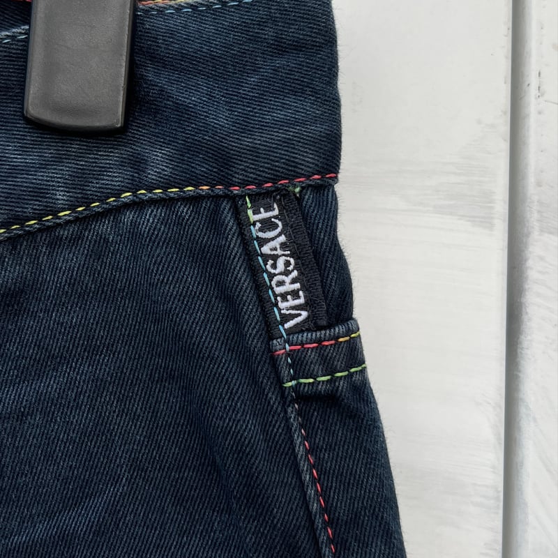 VERSACE/ベルサーチ ブラックジーンズ 90年代 Made in ITALY VERSACE/ベルサーチ ブラックジーンズ 90年代 Made in ITALY
