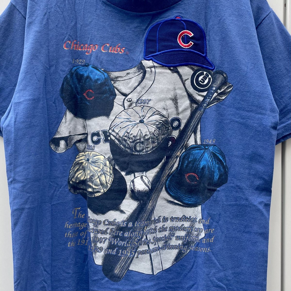 NUTMEG MLB CUBS/ナツメグ シカゴカブス Tシャツ 90年代 Made In