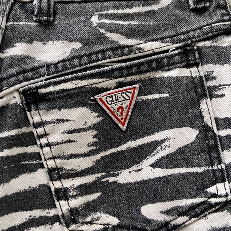 GUESS/ゲス ゼブラ柄ジーンズ 90年代 Made In USA (USED) | ch GUESS/ゲス ゼブラ柄ジーンズ 90年代 Made In USA (USED) | ch