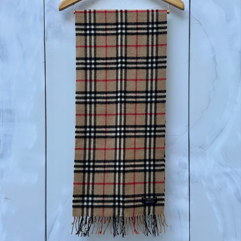 BURBERRYS/バーバリー カシミア ノバチェックマフラー 90年代 Made in BURBERRYS/バーバリー カシミア ノバチェックマフラー 90年代 Made in