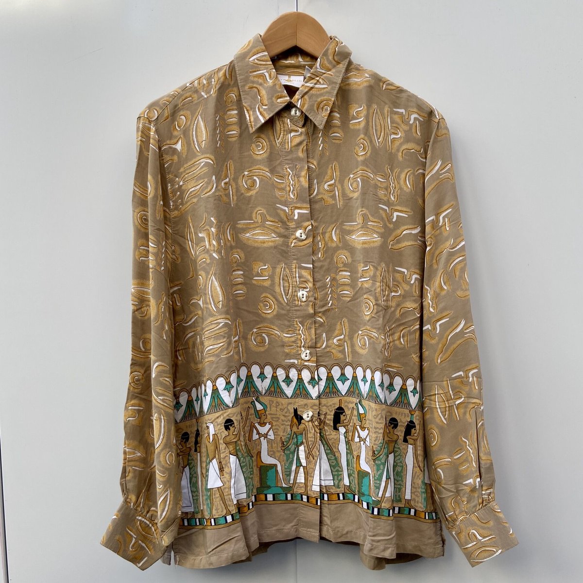 90's ユーロ Reference by Elysees 民族柄シャツ L 90s ユーロ Reference by Elysees 民族柄シャツ Lファッショ