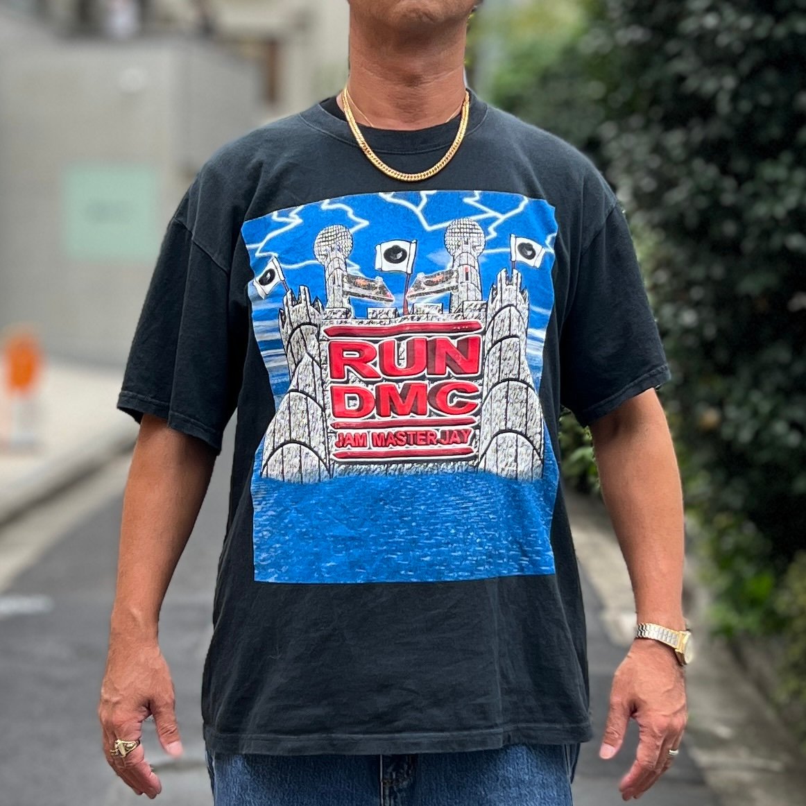RUN DMC/ランディーエムシー JAM MASTER JAY ツアーTシャツ 02年 (U