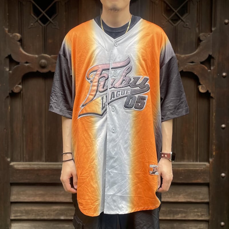 Fubu/フブ ビッグロゴ ベースボールシャツ 90年代 (USED Fubu/フブ ビッグロゴ ベースボールシャツ 90年代 (USED