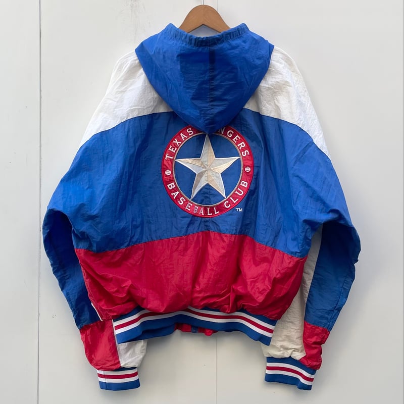 MLB RANGERS/テキサス レンジャーズ ナイロンフードジャケット MLB RANGERS/テキサス レンジャーズ ナイロンフードジャケット