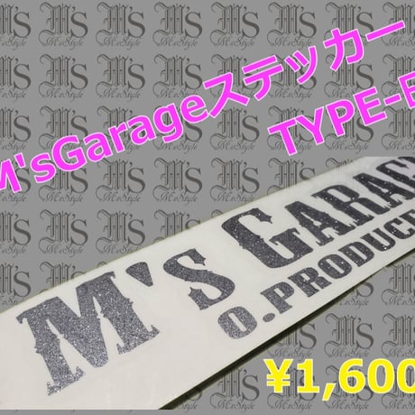 [新作] M'sステッカー TYPE-E　シルバーラメ
