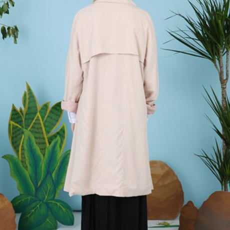 The Whitepepper / ザ・ホワイトペッパー - ルーズフィットトレンチコート(ピンク) 【セール】【ロンドン】【イギリス】【VOGUE】【ELLE】【TOPSHOP】【オーバーサイズ】