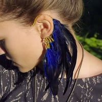 Anni Jurgenson/アンニ・ユルゲンソン - フェザーイヤーカフ (ブルールースター)