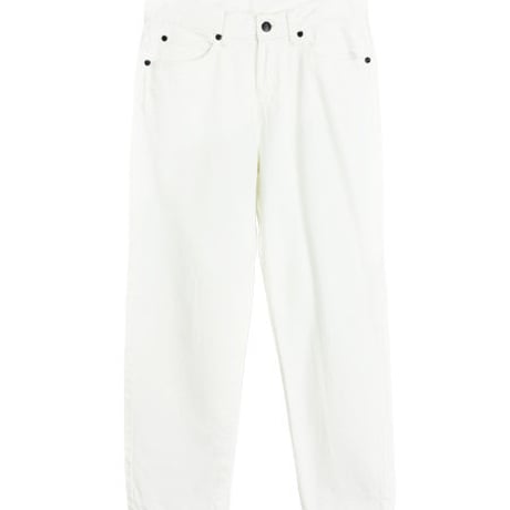 DR.DENIM/ドクターデニム - MY-BOY クロップドルーズジーンズ White (ホワイト) 【北欧】【スウェーデン】【ボーイフレンドデニム】【ホワイトデニム】