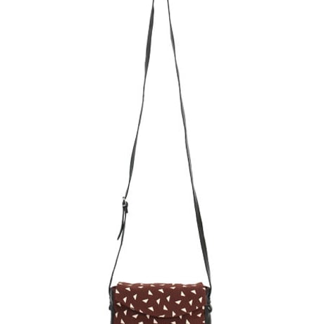 KateSheridan/ケイトシェリダン - カオストライアングル Luna ショルダーバッグ (プラム/クリーム) 【セール】【イギリス】【ロンドン】【TOPSHOP】