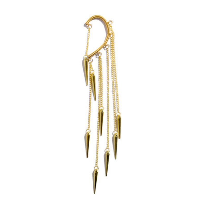 ; semicolon イヤーカフなし WEB限定】【Birth Flower】5月誕生花 K10 ピンクゴールド