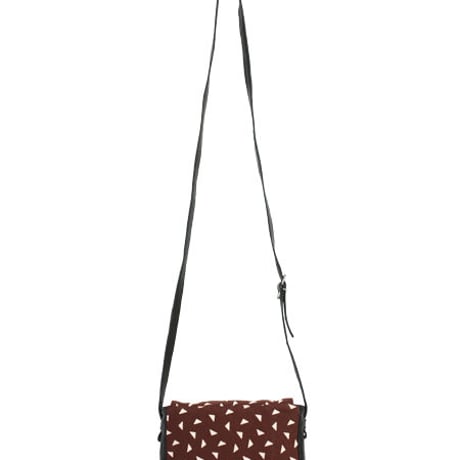 KateSheridan/ケイトシェリダン - カオストライアングル Luna ショルダーバッグ (プラム/クリーム) 【セール】【イギリス】【ロンドン】【TOPSHOP】