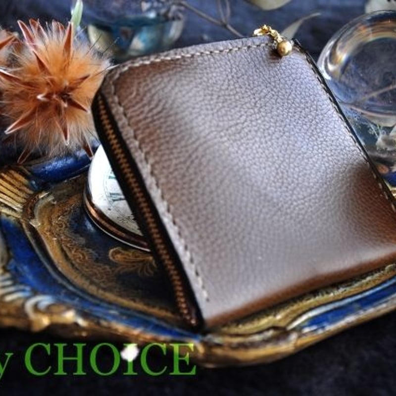 イタリアンオイルレザーアリゾナ・L型財布（オリーブ） | 時を刻む革