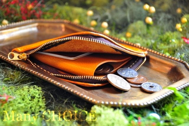 イタリアンオイルレザーアリゾナ・L型財布（ライトマスタード） | 時を