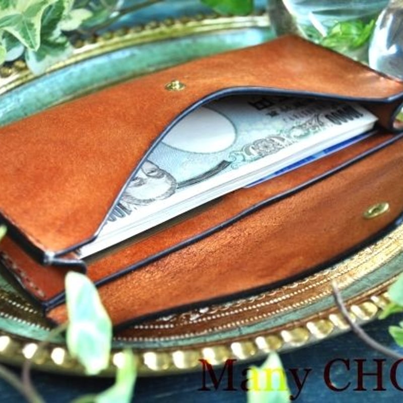 イタリアンレザー・革新のプエブロ・長財布2（コニャック） | 時を刻む