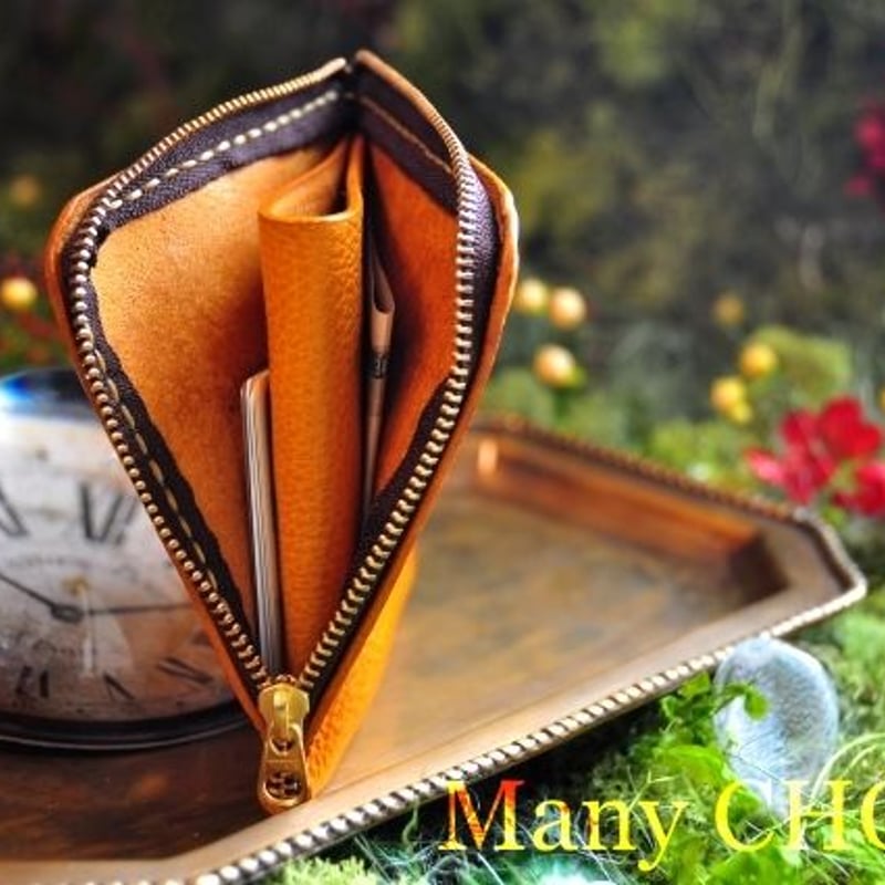 手縫い 長財布 イタリアンレザー アリゾナ イエロー ヌメ革 本革 財布 手縫い 長財布 イタリアンレザー アリゾナ イエロー ヌメ革 本革 財布