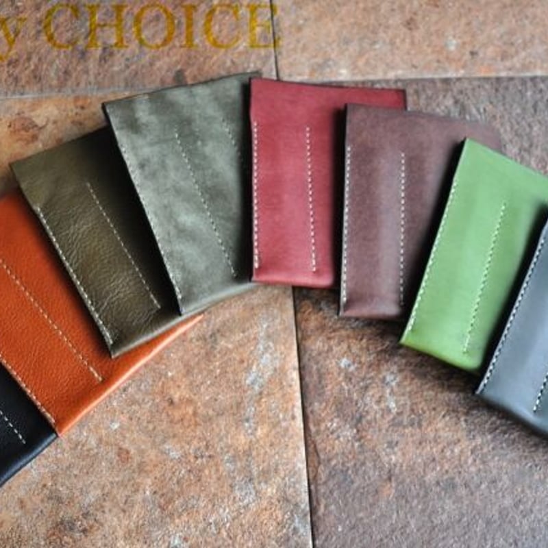 5458】エルメス ペンケース グリーン×レッド 5458】エルメス ペン