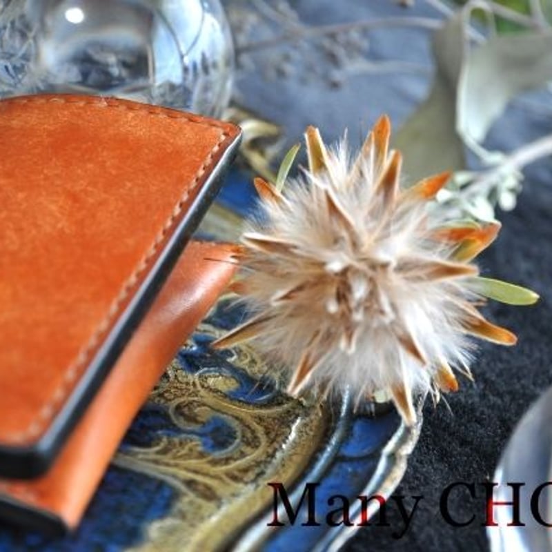 イタリアンレザー・革新のプエブロ・名刺入れ（コニャック） | 時を