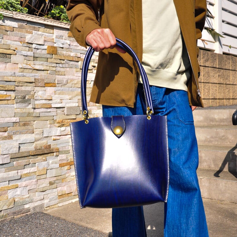 ♦️希少♦️ルブタン　 ビジネス　トートバッグ 青　レザー　本革　定価18万 トートバッグ ネオプレンバッグ メンズ レディース マザーズ