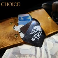 やみつきエルクのコンパクト２つ折り財布（黄茶）