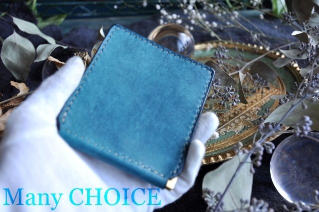 イタリアンレザー・革新のプエブロ・マネークリップ（オルテシア