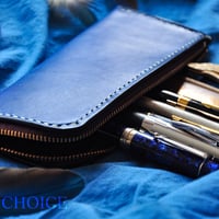 イタリアンレザー・革新のプエブロ・名刺入れ（コニャック） | 時を