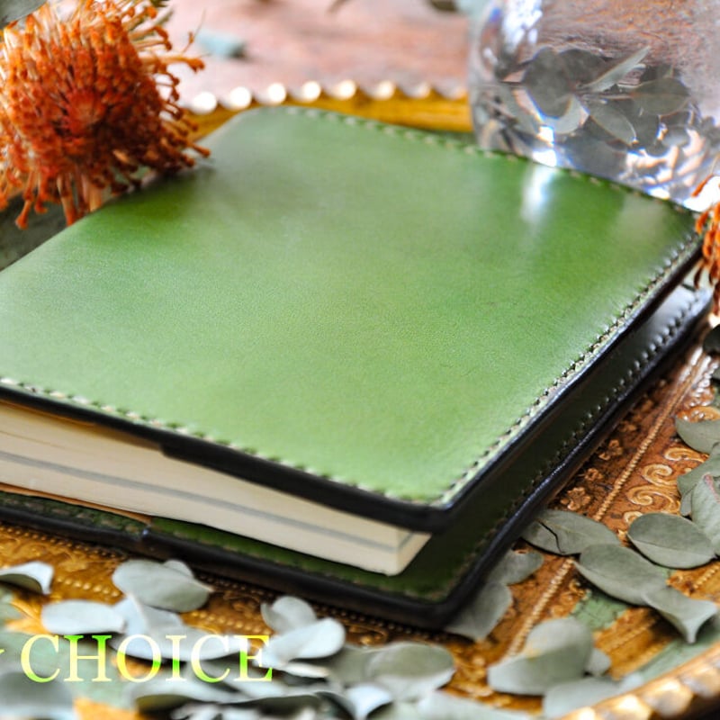 ご確認用 エルバマット メガネケース ブックカバー イタリアンレザー