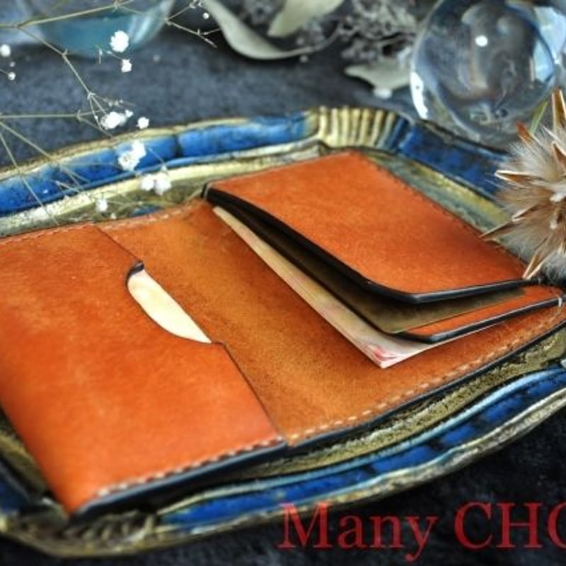 イタリアンレザー・革新のプエブロ・名刺入れ（コニャック） | 時を