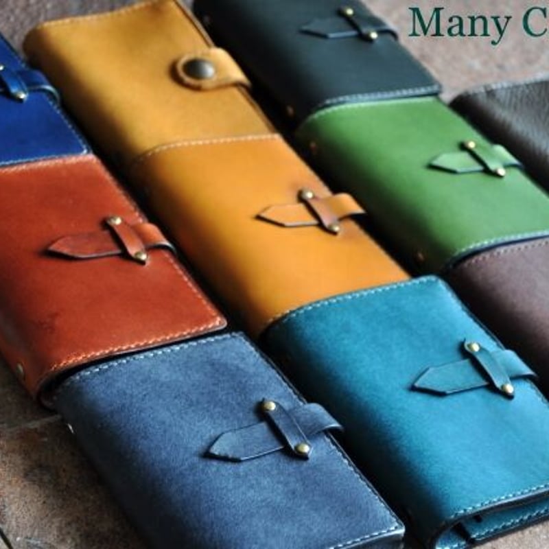 ご確認用 ルガトショルダー ネイビー ミニ6 システム手帳 手帳カバー