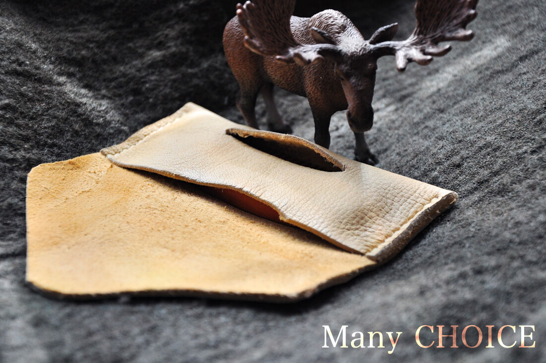 やみつきエルクのつげ櫛ケース（レモンドロップ） | 時を刻む革小物