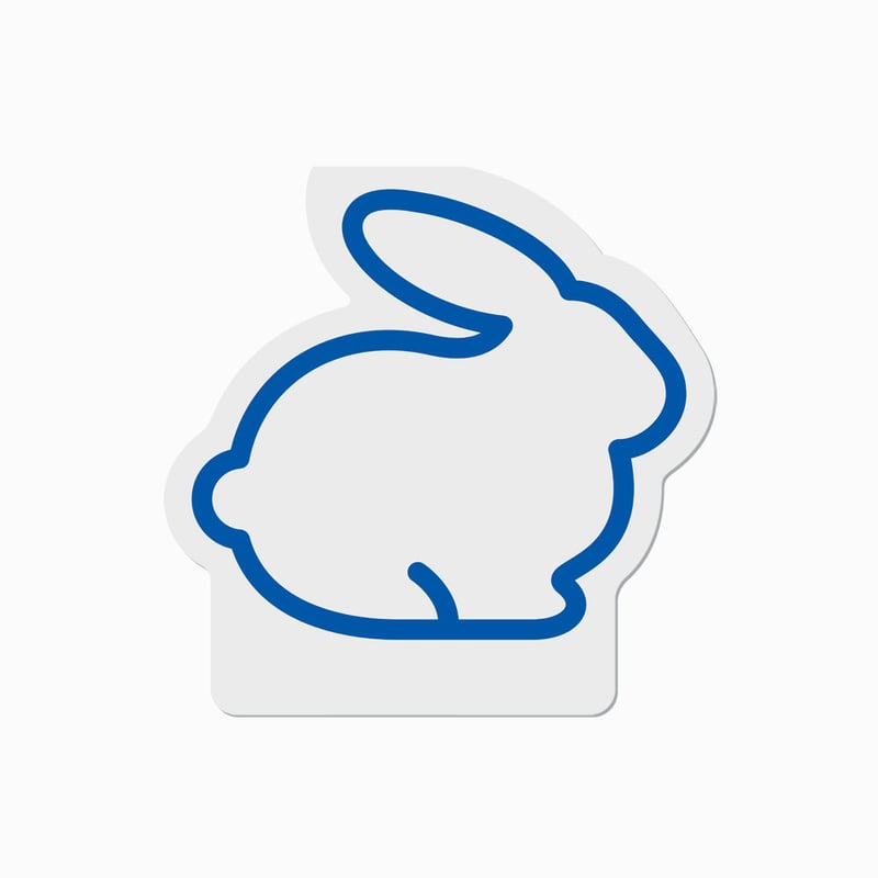 アニマルインデックスシール うさぎ | PROGRAF ONLINE-SHOP