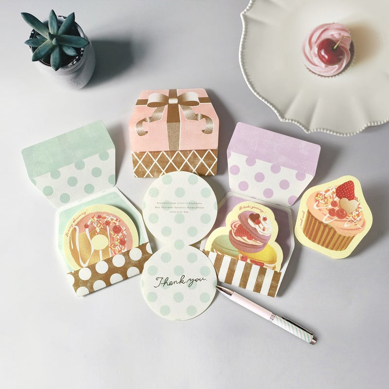 メッセージカード SWEETS BOX ミント/ドーナツ | PROGRAF ONLINE-SHOP