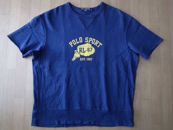 90's POLO SPORT ウイングフット 前Vリバースウィーブ 半カット ...