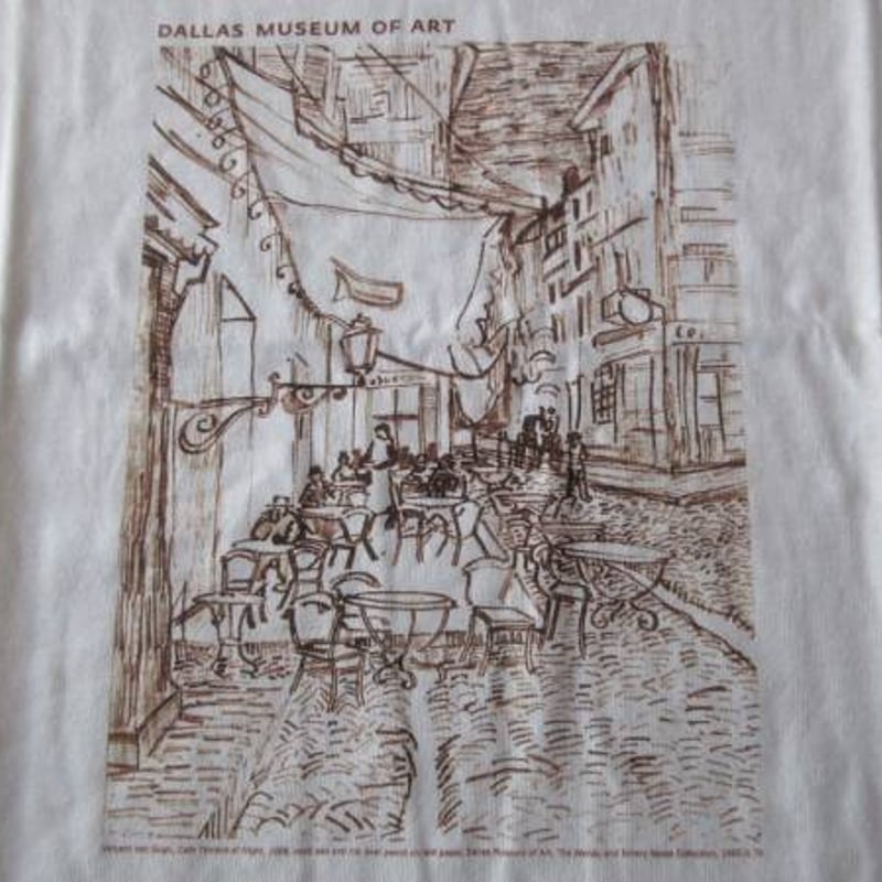 フィンセント・ファン・ゴッホ 夜のカフェテラス Tシャツ S Vincent